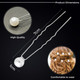 Elegant Large 10mm Pearl Head Hair Pins